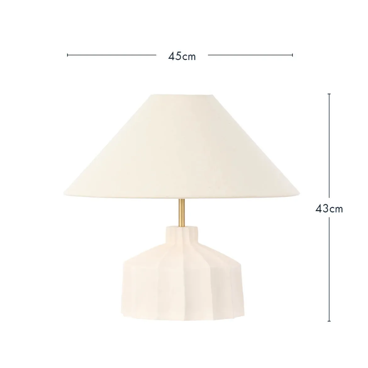 Lutton 43cm Table Lamp