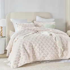Maeve Faux Fur Coverlet Set
