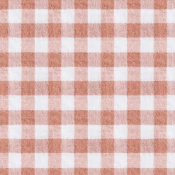 Maisie Reversible Caramel Check Quilt Cover Set