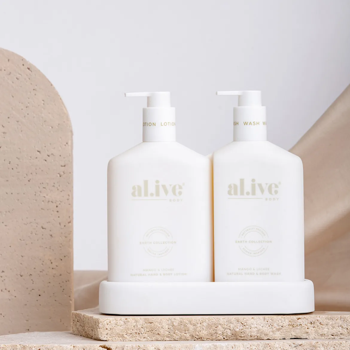 Mango & Lychee Body Wash & Lotion Duo