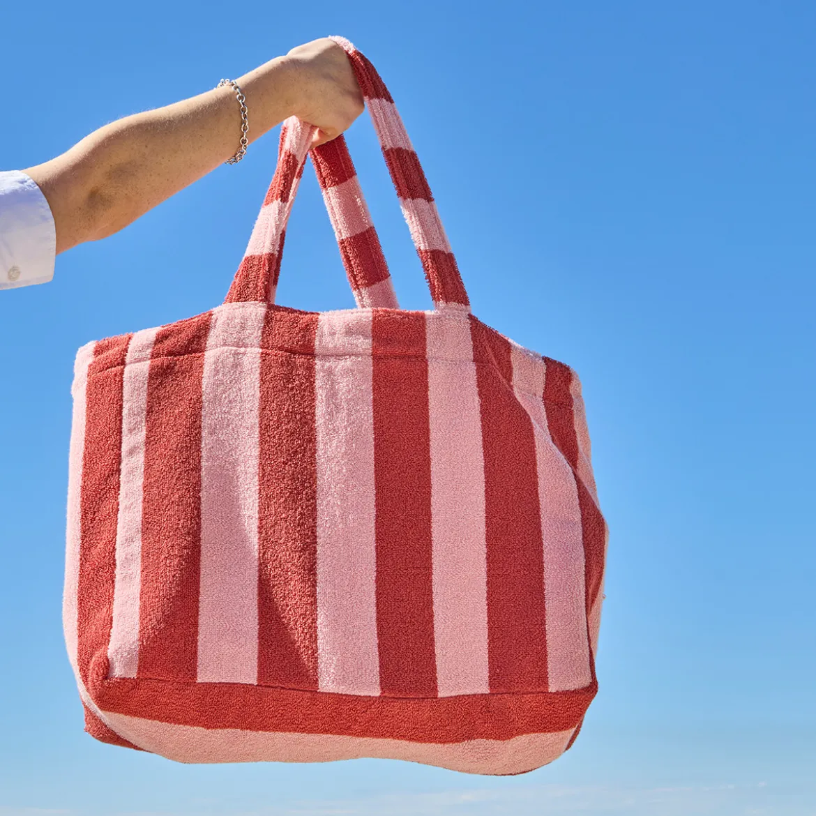Maris Stripe Terry Towel Bag