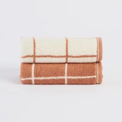 Maverick Reversible Check Hand Towel 2 Pack