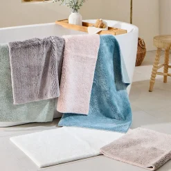 Maya Cotton Bamboo Bath Mat