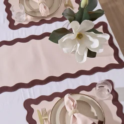 Maya Scalloped Table Runner