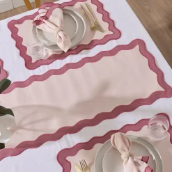 Maya Scalloped Table Runner