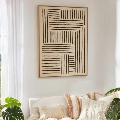 Maze Framed Canvas Wall Art