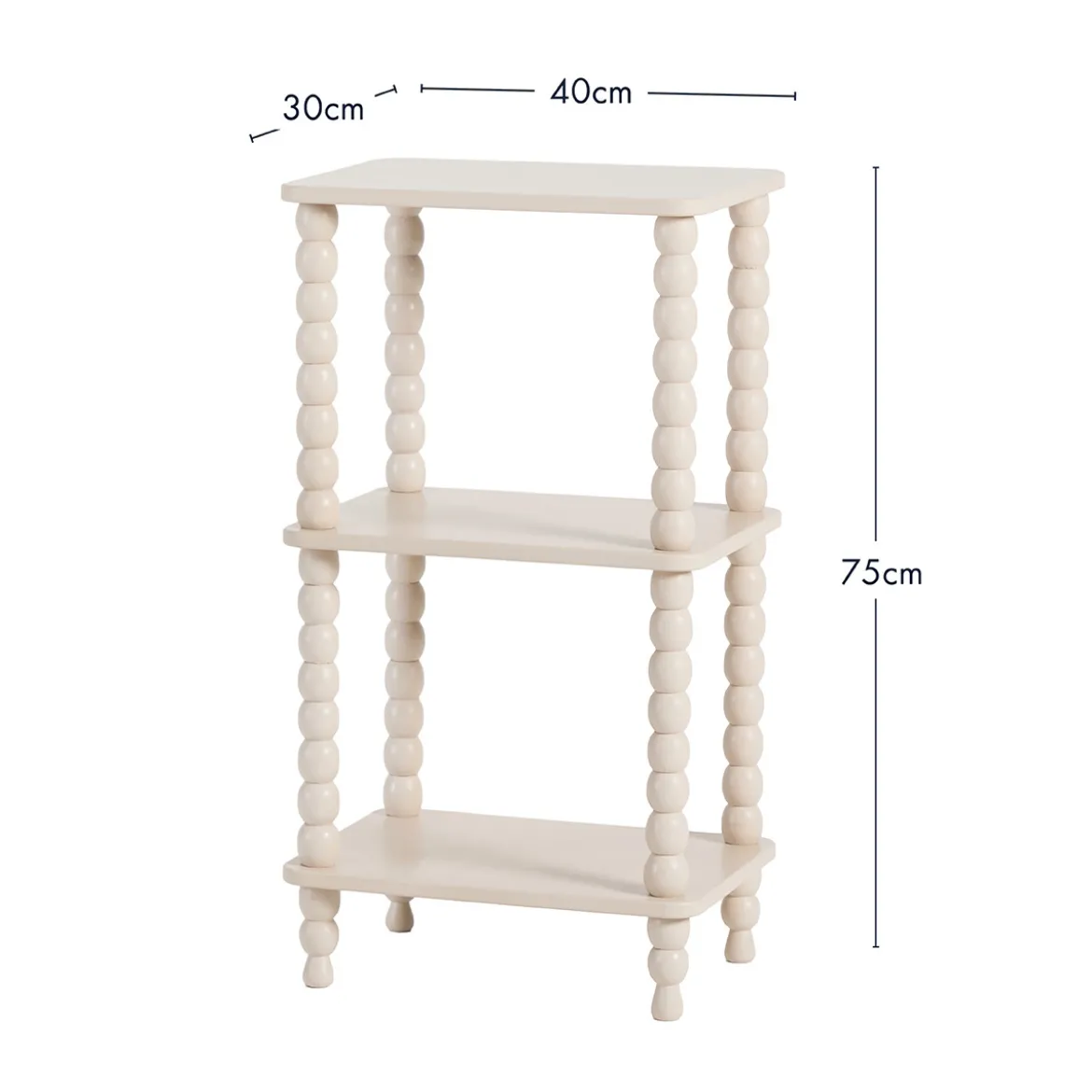 Mei 2 Tier Rectangle Side Table