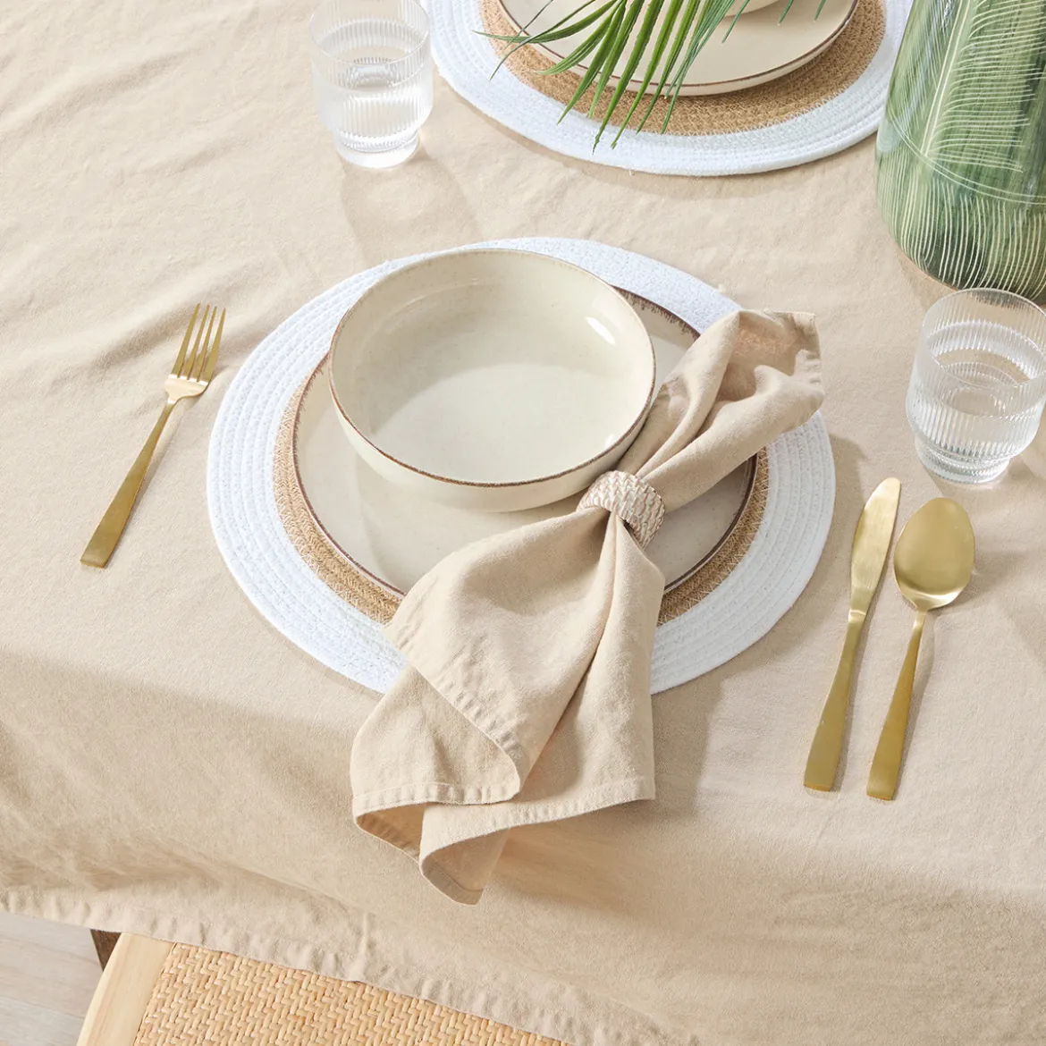 Milan Linen Cotton Table Cloth