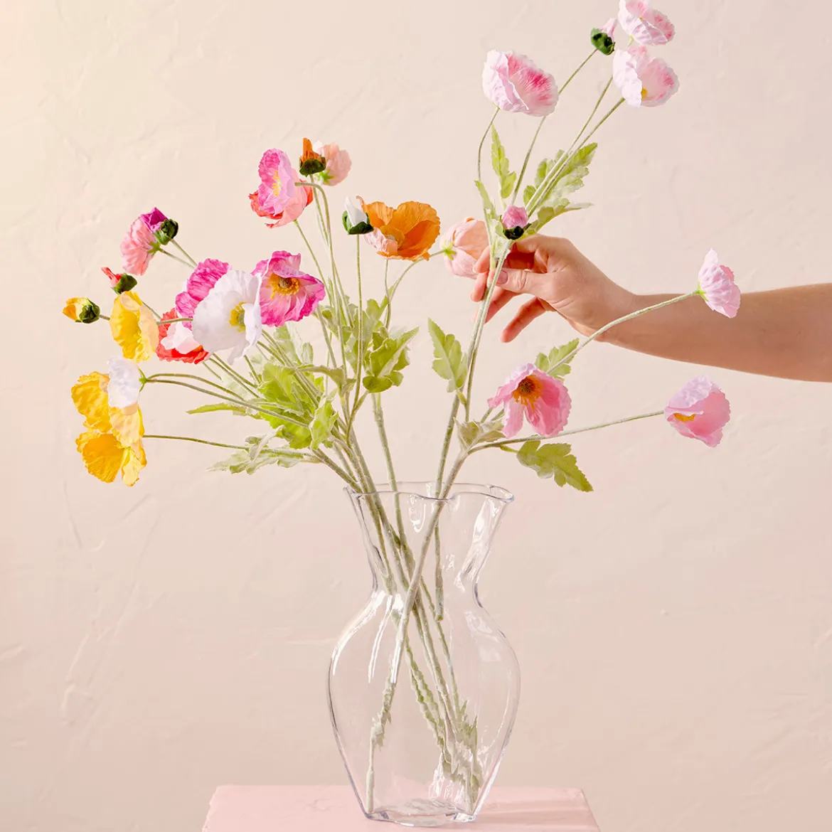 Multi Colour Wild Poppy Artificial Flower Bouquet