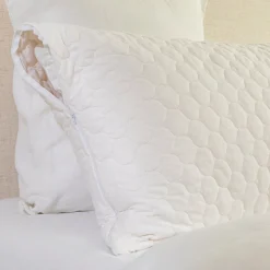 Natural Cotton King Pillow Protector