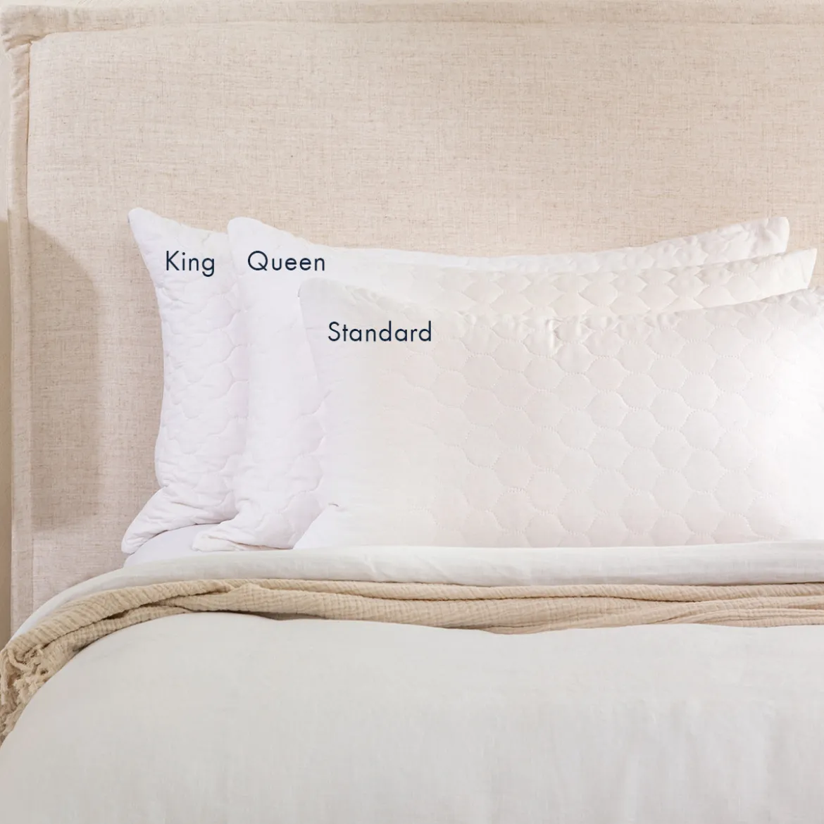 Natural Cotton King Pillow Protector
