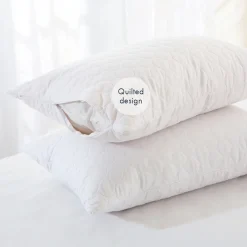 Natural Cotton Queen Pillow Protector