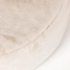 Nevada Faux Fur Round Floor Cushion