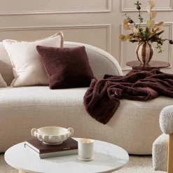 Nevada Faux Fur Square Cushion