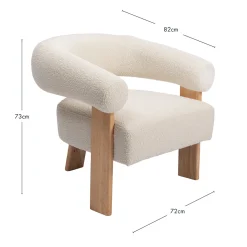 Ollie Boucle Occasional Chair