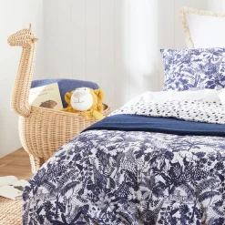 Orello Reversible Jungle/Spot Quilt Cover Set