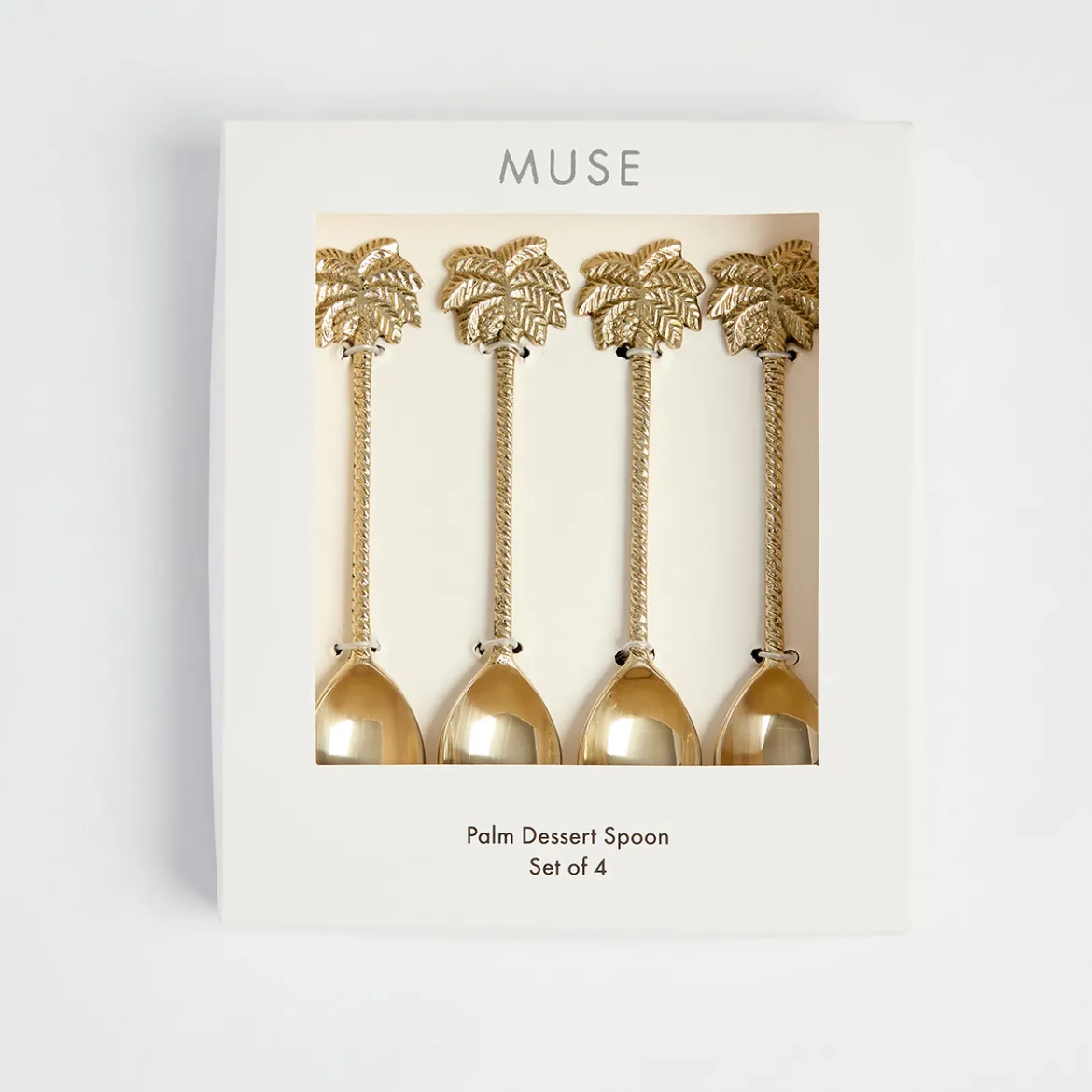 Palm Dessert Spoon Set of 4