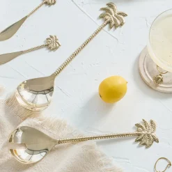 Palm Salad Servers Set of 2
