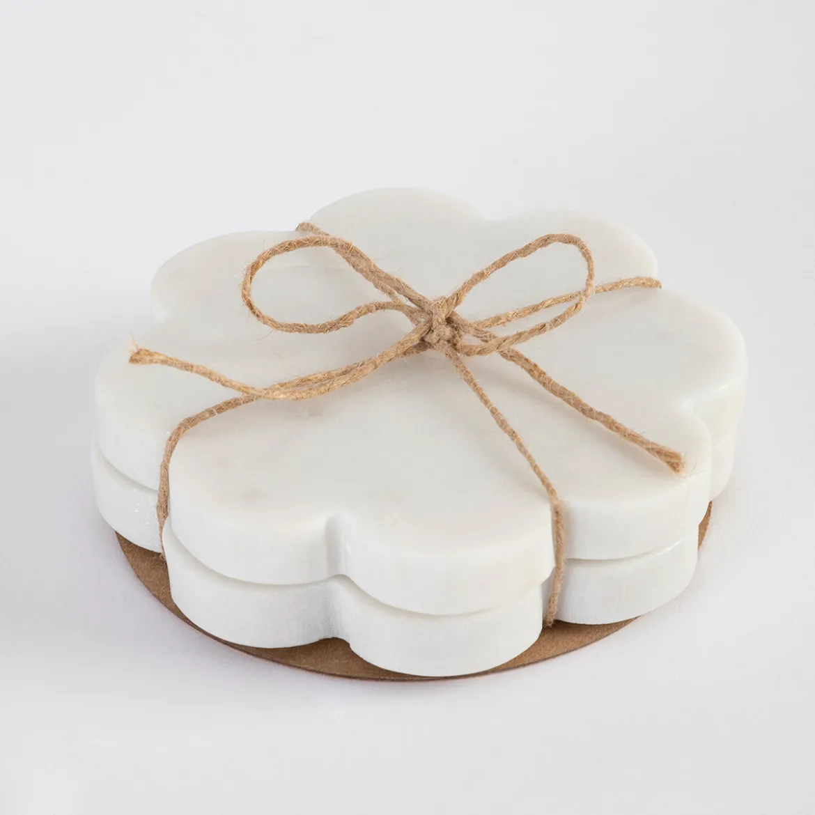 Petal Marble Coaster Set of 2