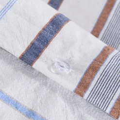 Regatta Reversible Stripe Quilt Cover Set