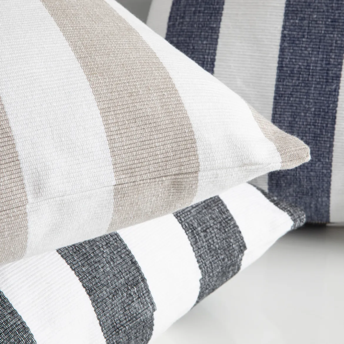 Riviera Wide Stripe Cushion