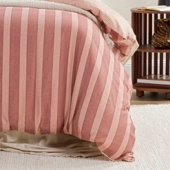 Ryder Reversible Stripe Quilt Cover Set