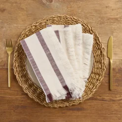 Sawyer Stripe Napkin 4 Pack