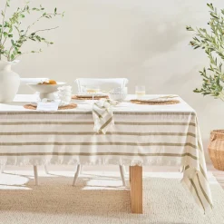 Sawyer Stripe Table Cloth