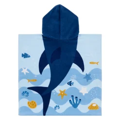 Sea Adventures Shark Hooded Beach Towel