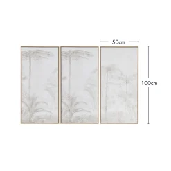 Shadow Palm Framed Canvas Wall Art