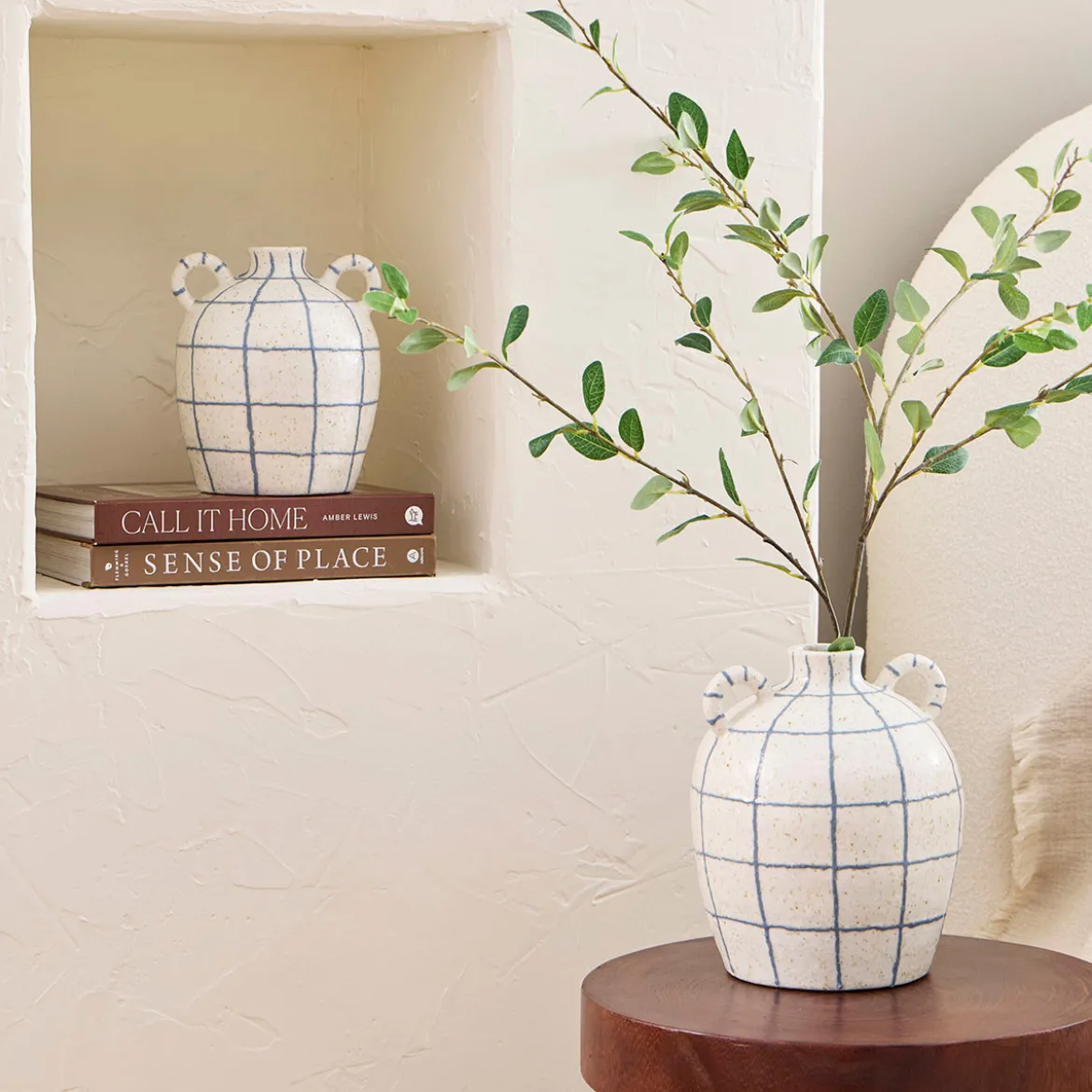 Siba Check Vase