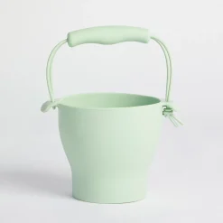 Silicone 7 piece Green Beach Bucket Set