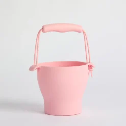 Silicone 7 piece Pink Beach Bucket Set