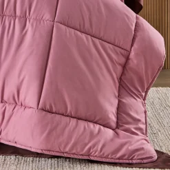 Snoozi Cube Dusty Pink Microfibre Comforter Set