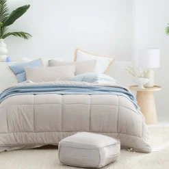 Snoozi Cube Natural Microfibre Comforter Set