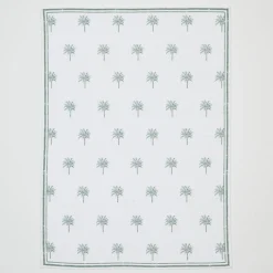 Tahiti Green Tea Towel Set of 2