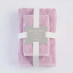 Taylor Bath Towel & Hand Towel Pack