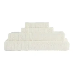 Tempo White Cotton Towel Range
