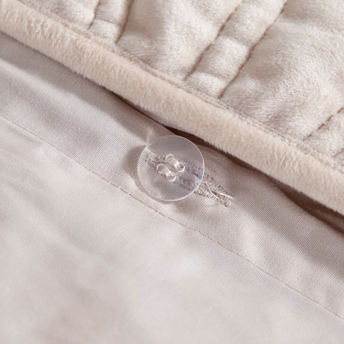 Velvet Palms Natural Quilt Cover Set