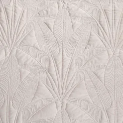 Velvet Palms Natural Quilt Cover Set