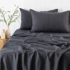 Washed Linen Fitted Sheet