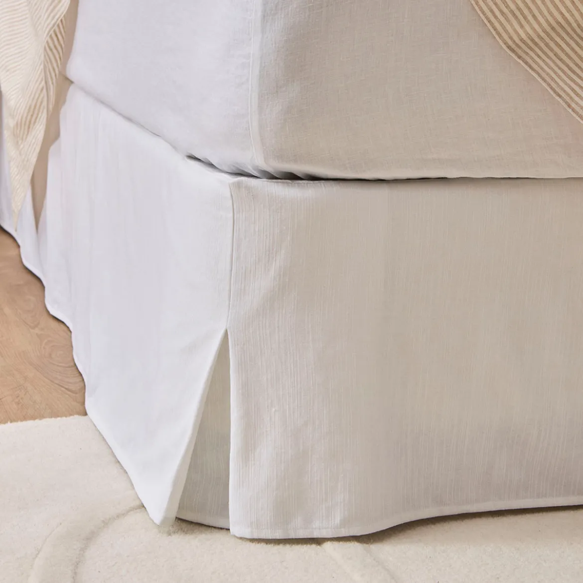 Washed Linen Look Cotton Valance