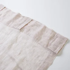 Washed Linen Natural Sheer Curtain Set of 2