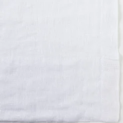 Washed Linen White Sheer Curtain Set of 2