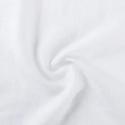 Washed Linen White Sheer Curtain Set of 2