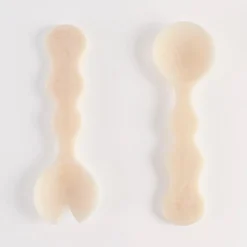Wave Resin Salad Servers Set of 2