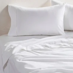 White Cotton Flannelette Sheet Set